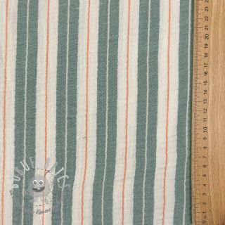 Mussola/Doppia garza YARN DYED Line green