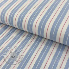 Mussola/Doppia garza YARN DYED Line blue