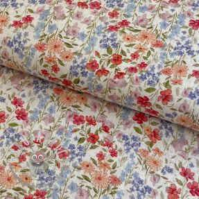 Viscosa con lino CREPE Flowers Gina digital print