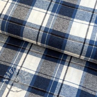 Tessuto di cotone YARN DYED CHECK BRUSHED Silva design A