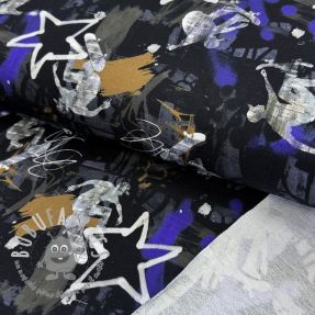 Felpa Graffiti black digital print