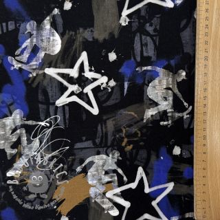 Felpa Graffiti black digital print