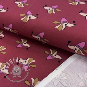 Felpa Dogs and hearts red