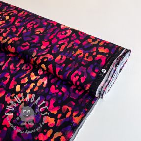 Viscosa RADIANCE Animal skin black digital print