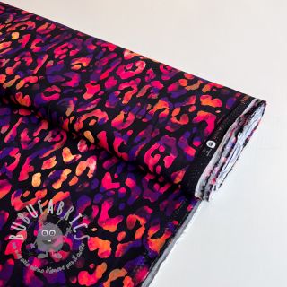 Viscosa RADIANCE Animal skin black digital print