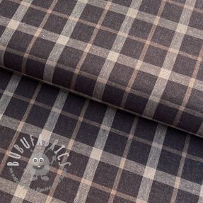 Viscosa con lino YARN DYED Block brown