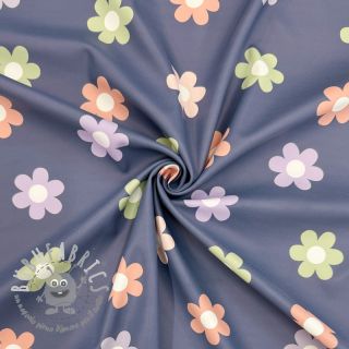 Raincoat fabric Flowers jeans