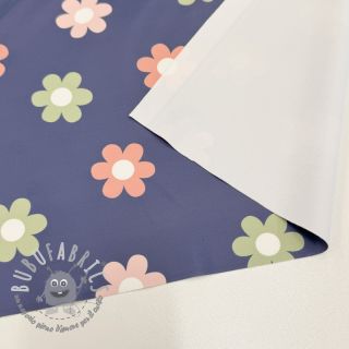 Raincoat fabric Flowers jeans