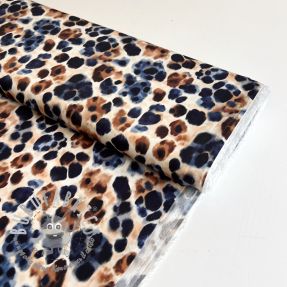 Viscosa SATIN Animal skin ecru digital print