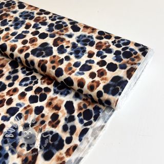 Viscosa SATIN Animal skin ecru digital print