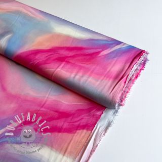 Viscosa SATIN Illusion pink digital print