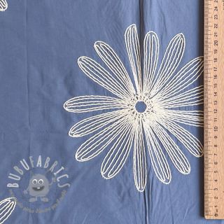 Tessuto di cotone EMBROIDERY Flowie jeans