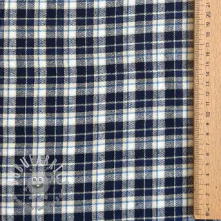Tessuto di cotone YARN DYED CHECK BRUSHED Silva design B