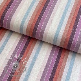 Tessuto di cotone YARN DYED Line multi