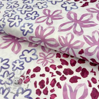 Raso ROYAL MICRO Abstarct white