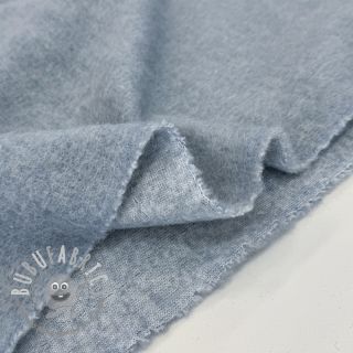 Tessuto per cappotti PRATO wool light blue melange