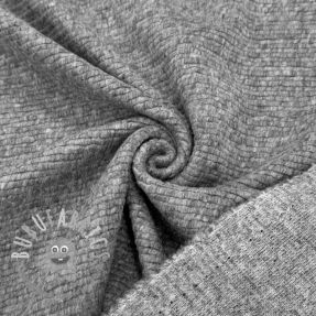 Tessuto per cappotti PRATO wool light grey melange