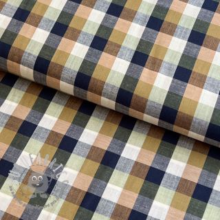 Tessuto di cotone YARN DYED Square pickle