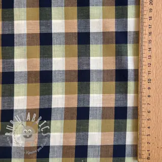 Tessuto di cotone YARN DYED Square pickle