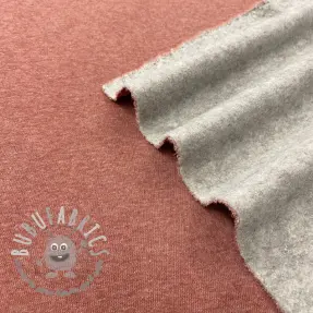 Felpa garzata JOGGING henna melange
