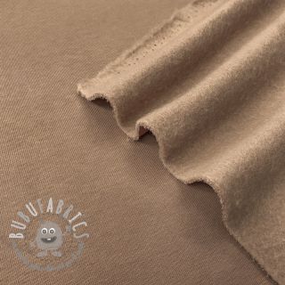 Felpa garzata JOGGING camel