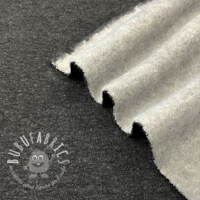 Felpa garzata JOGGING anthracite melange