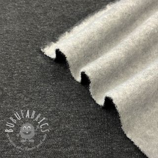 Felpa garzata JOGGING anthracite melange