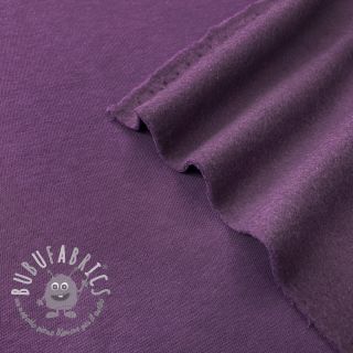 Felpa garzata JOGGING dark purple