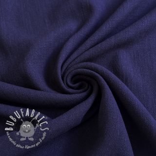 Viscosa con lino WASHED navy