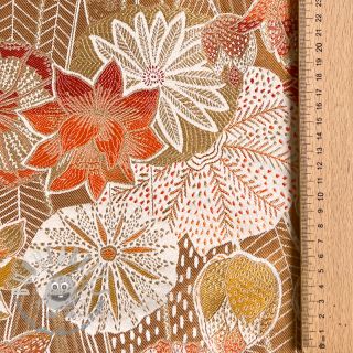 Tessuto decorativo jacquard Opium allover peanut