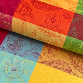 Tessuto decorativo FRENCH TABLE CLOTH JACQUARD Cabosse allover summer