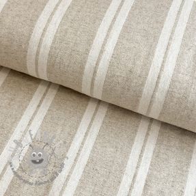 Tessuto decorativo jacquard LINEN LOOK Etretat lin