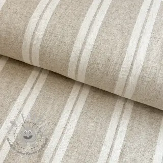 Tessuto decorativo jacquard LINEN LOOK Etretat lin