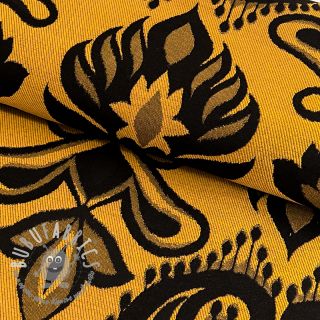 Tessuto decorativo jacquard Baccara gold