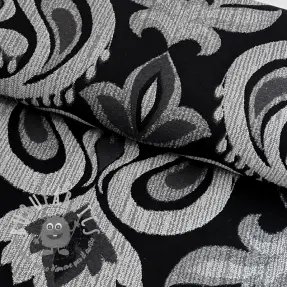 Tessuto decorativo jacquard Baccara argent