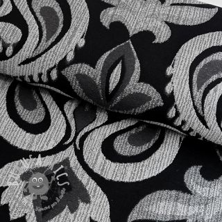 Tessuto decorativo jacquard Baccara argent