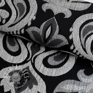 Tessuto decorativo jacquard Baccara argent