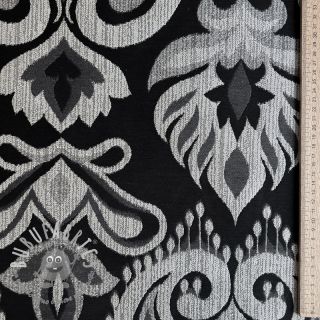 Tessuto decorativo jacquard Baccara argent