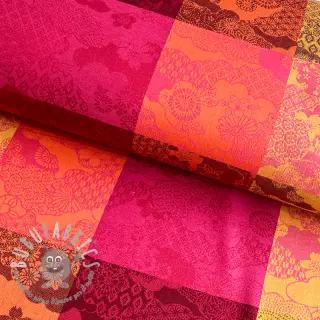 Tessuto decorativo FRENCH TABLE CLOTH JACQUARD Niwa allover harissa