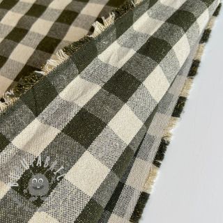 Tessuto decorativo Celestin LUREX kaki