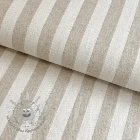 Tessuto decorativo jacquard LINEN LOOK Cabourg lin