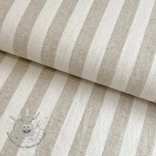 Tessuto decorativo jacquard LINEN LOOK Cabourg lin