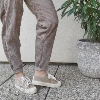 Velluto a coste STRIPE beige