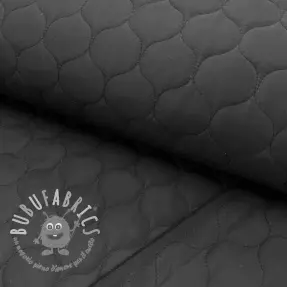 Tessuto trapuntato Round black