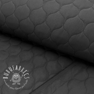 Tessuto trapuntato Round black