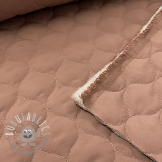 Tessuto trapuntato Round old rose
