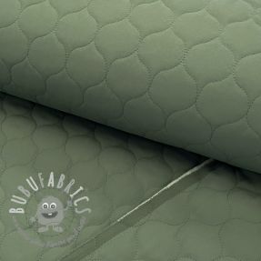 Tessuto trapuntato Round sage