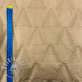Tessuto trapuntato Triangle camel