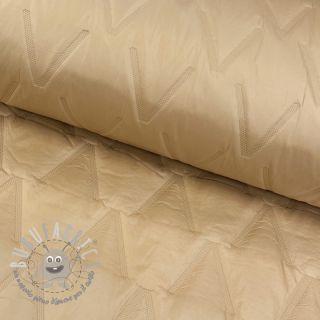 Tessuto trapuntato Triangle camel