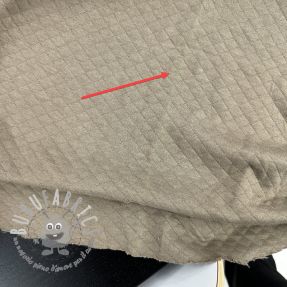 Felpa trapuntata dark taupe 2nd class